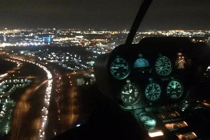 Private Helicopter After-hours 48 Miles Tour Theme Parks&Downtown