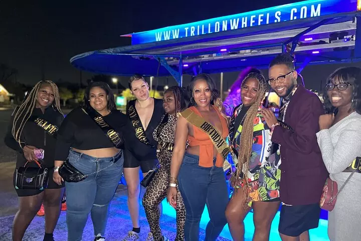 Explore Houston's Hip Hop Culture on a 100% Motorized Party Bike