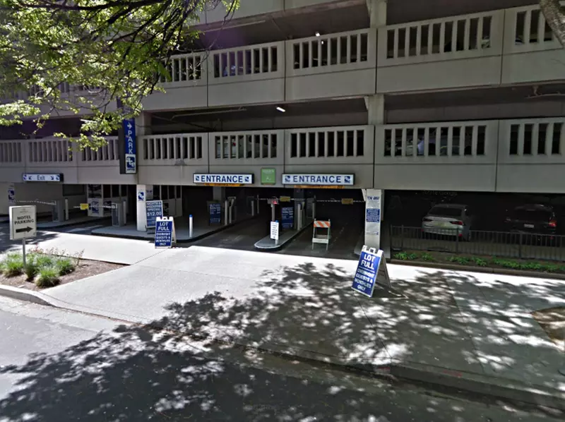 Parking at Sheraton Garage