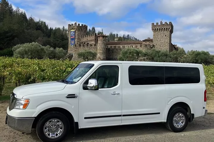 Best Private Wine Tours of Napa Valley Sonoma for up to 8 people