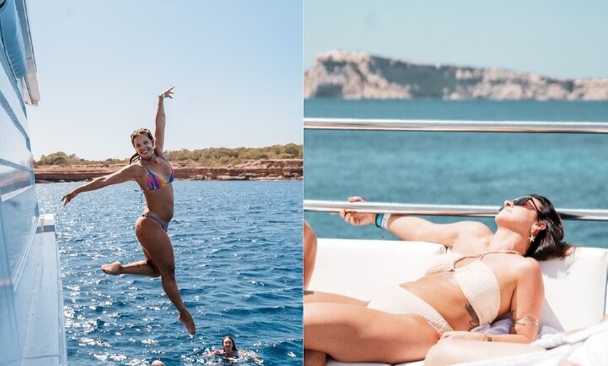 Image 3: Paseo en barco de 5 horas por Ibiza con almuerzo, 6 bebidas, tablas...