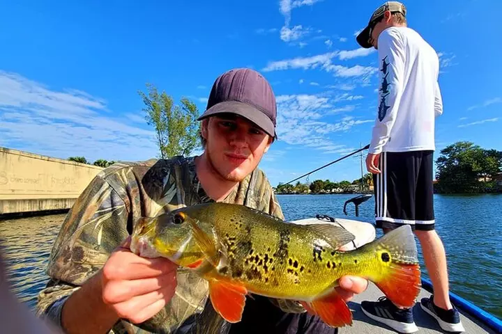 Peacock Bass Fishing Trip near Miami South Beach