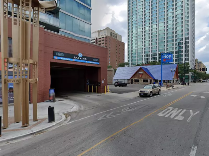 Parking at Halsted Flats Garage