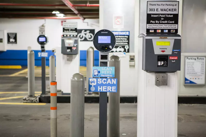 Parking at Underground Entrance - 303 E. Wacker Dr. Garage