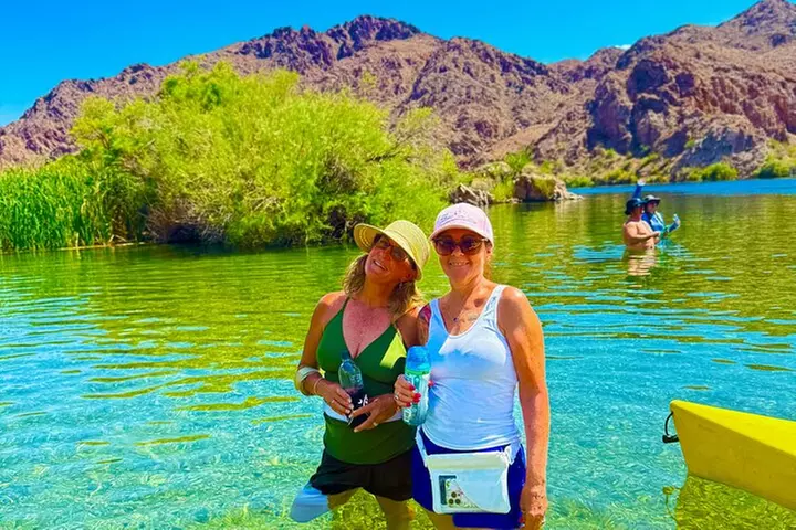 Hoover Dam Kayaking Trip, 6 Hot Springs, 6 Caves, 4 Waterfalls