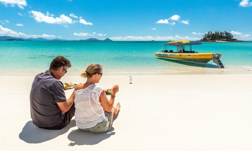 Image 15: Ocean Rafting: Whitehaven Beach, Snorkelling & Hill Inlet Lookout