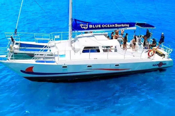 Waikiki Catamaran Escape: Snorkel with Turtles & Water Sports Fun