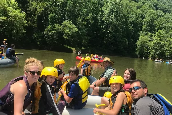 Family Rafting in the New River Gorge National Park