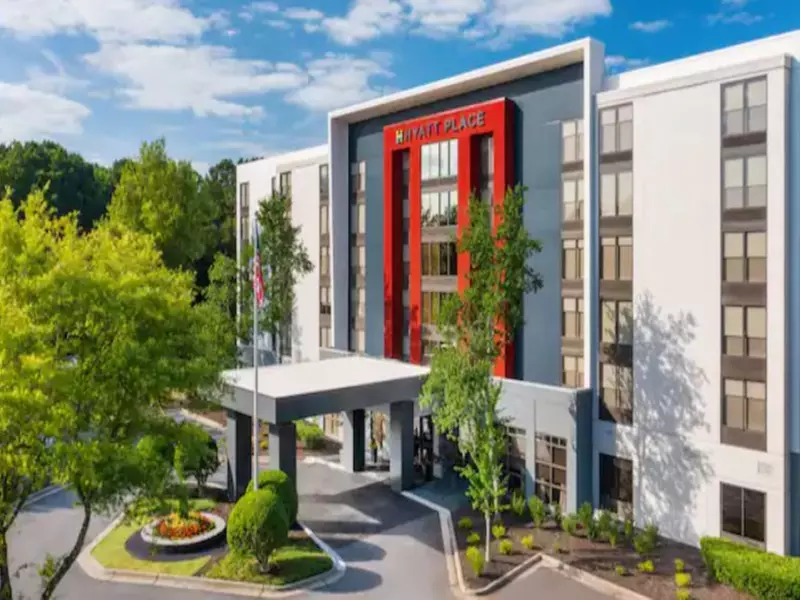 Parking at Hyatt Place Roanoke Airport/Valley View Mall Lot