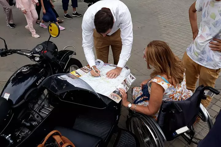 Visite privée de Bordeaux en side-car