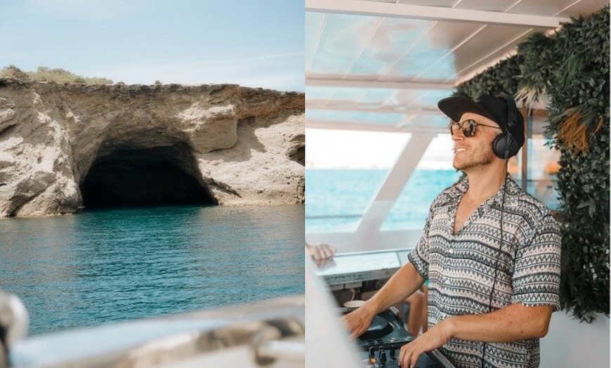 Image 17: Paseo en barco de 5 horas por Ibiza con almuerzo, 6 bebidas, tablas...