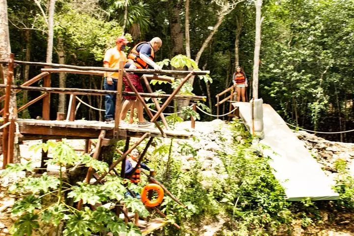 ATV Single Zipline and Cenote Extreme Combo 3x1 from Cancun