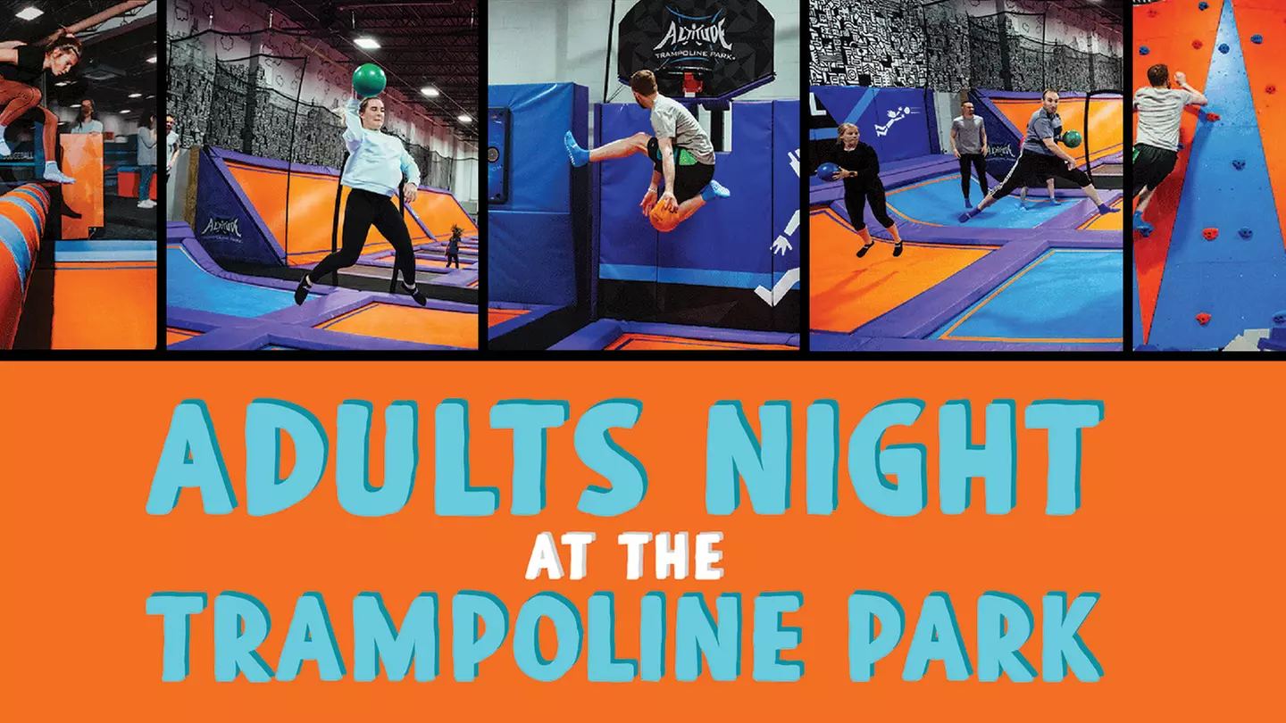 Adults Night at the Trampoline Park - Primary Image