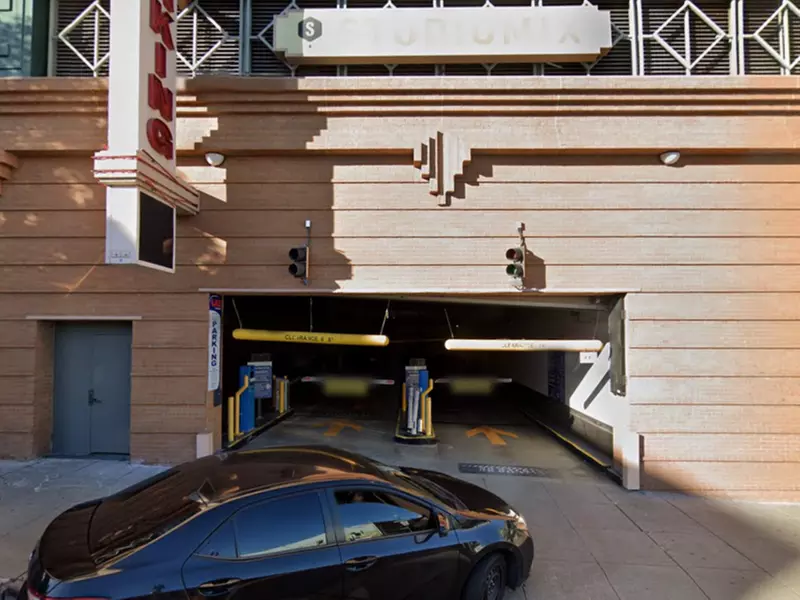 Parking at 1000 Van Ness Ave. Garage