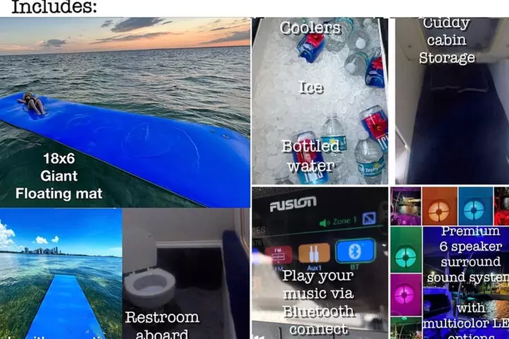 Miami Private Boat Rental to Sandbars and More