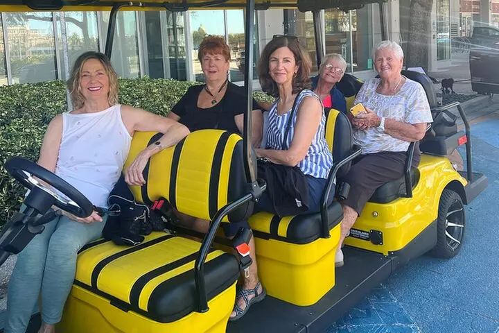 Locally-Guided Tampa Sightseeing Tour in Street-Legal Golf Cart