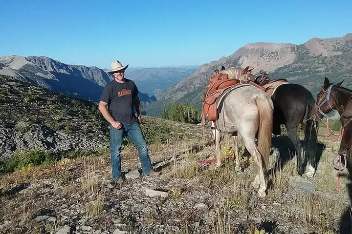 High Mountain scenic trail rides in the Teton Range