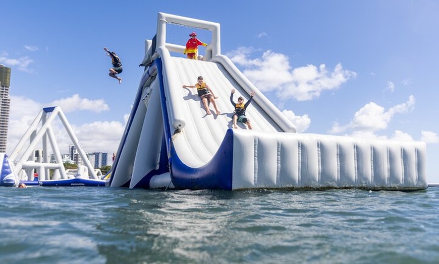 Image 2: GC Aqua Park 50 Minute Inflatable Water Park Activity, Southport