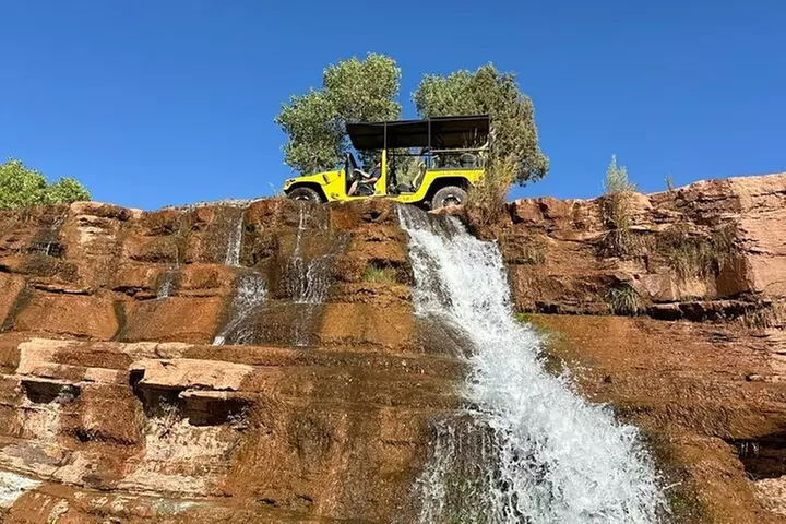 Zion Hummer Tour to Zion Waterfall with swimming