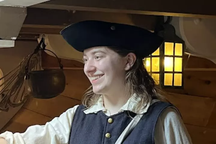 Living History of Alexandria's Tall Ship Ticket and Pass - Second Medium