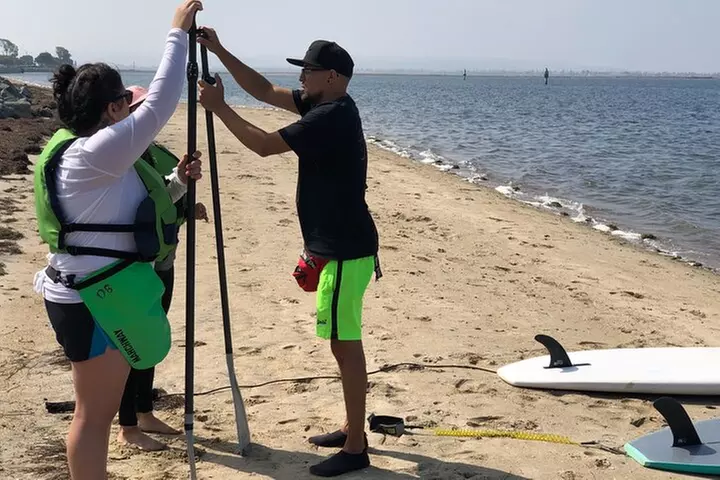 Stand up Paddle Board Lesson on The San Diego Bay
