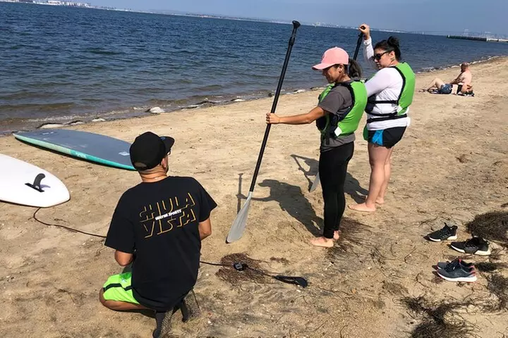 Stand up Paddle Board Lesson on The San Diego Bay