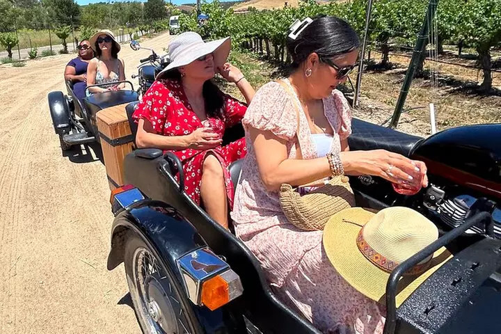 Vineyard Rides Paso Robles Sidecar Wine Adventure