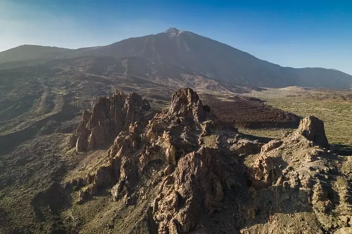 Parque Nacional Teide con furgoneta