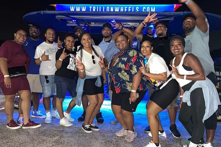 Explore Houston's Hip Hop Culture on a 100% Motorized Party Bike