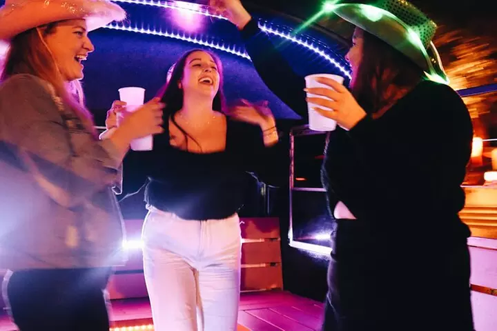 Roofless Party Bus Tour in Downtown Austin