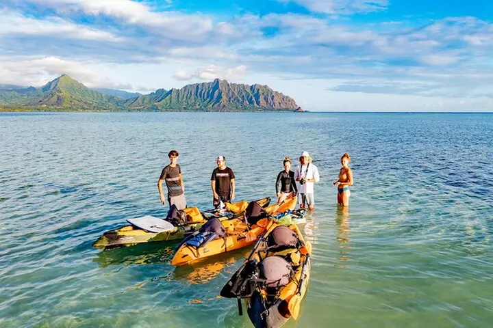 Half-Day Kaneohe Bay Sandbar Self-Guided Kayaking Experience