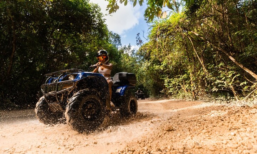 Image 19: ATV Adventure, Interactive Bridges, Ziplines, Cenote and Lunch