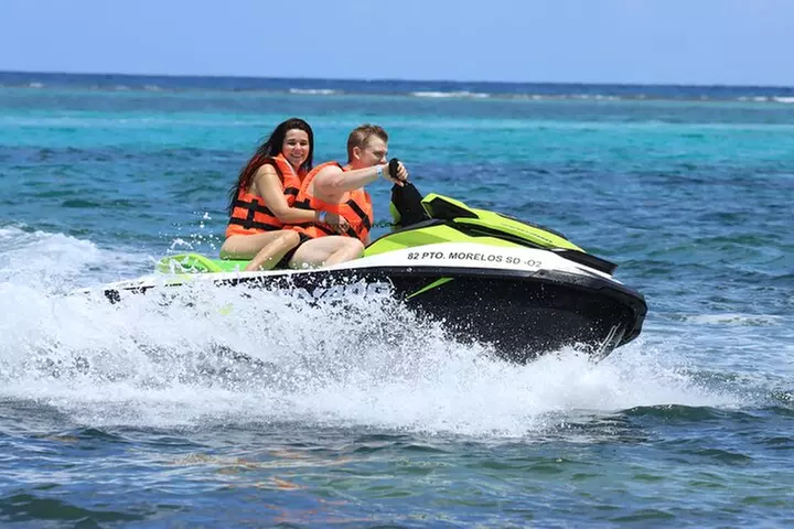 Drive a Waverunner in the beautiful Maroma Beach with transport - Primary Image