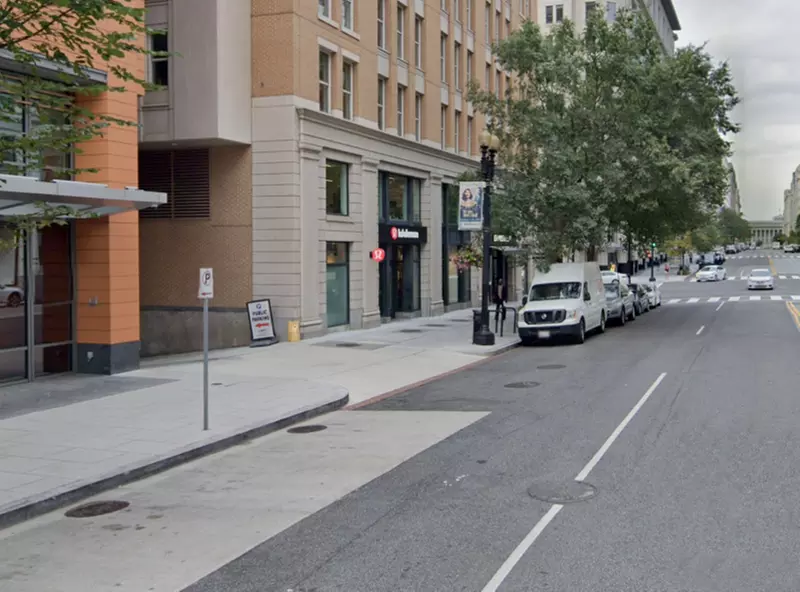 Parking at Alley Entrance - 1000 F St. NW. Garage - Second Medium