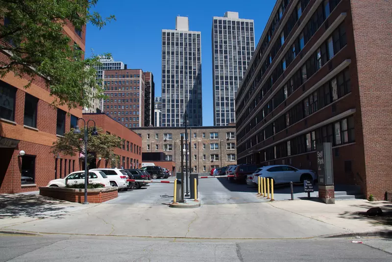 Parking at Belden Center Lot