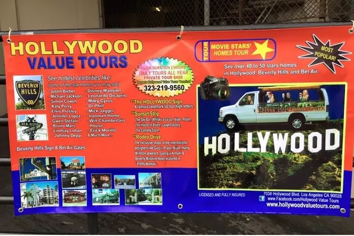 2-Hour Shared Celebrities Home Tours in Hollywood