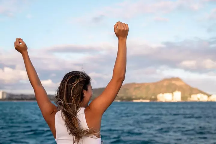 Premier Waikiki Sunset Party Cruise with Live DJ and Full Bar