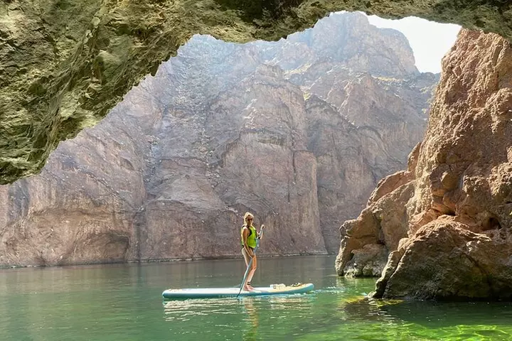 Private Paddle board Tour to Emerald Cave in Willow Beach - Primary Image