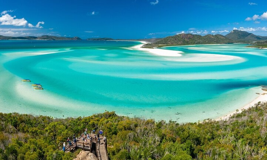 Image 16: Ocean Rafting: Whitehaven Beach, Snorkelling & Hill Inlet Lookout