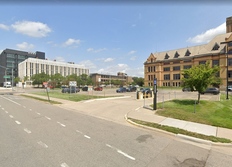 Parking at Old Main Lot 54