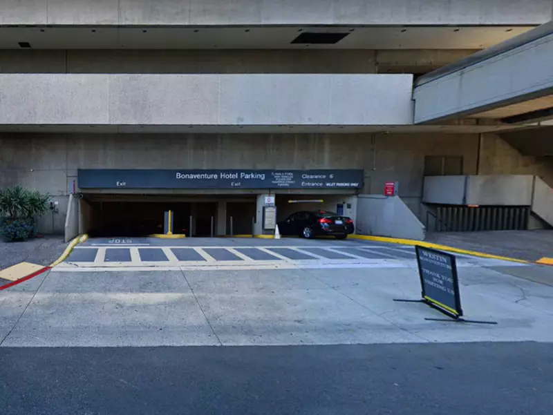 Parking at The Westin Bonaventure Hotel Garage - Valet - Second Medium