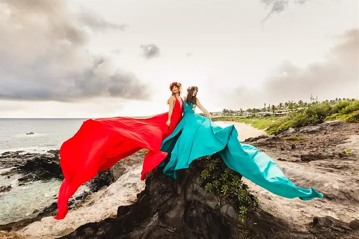 Maui Hi Flying Dress Private Photoshoot Experience - Primary Image