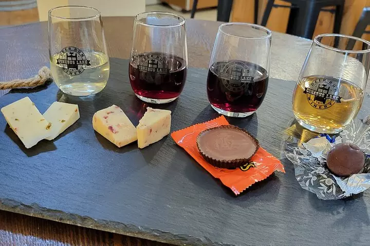 Shared Wine, Chocolate and Cheese Tasting in Conesus Lake