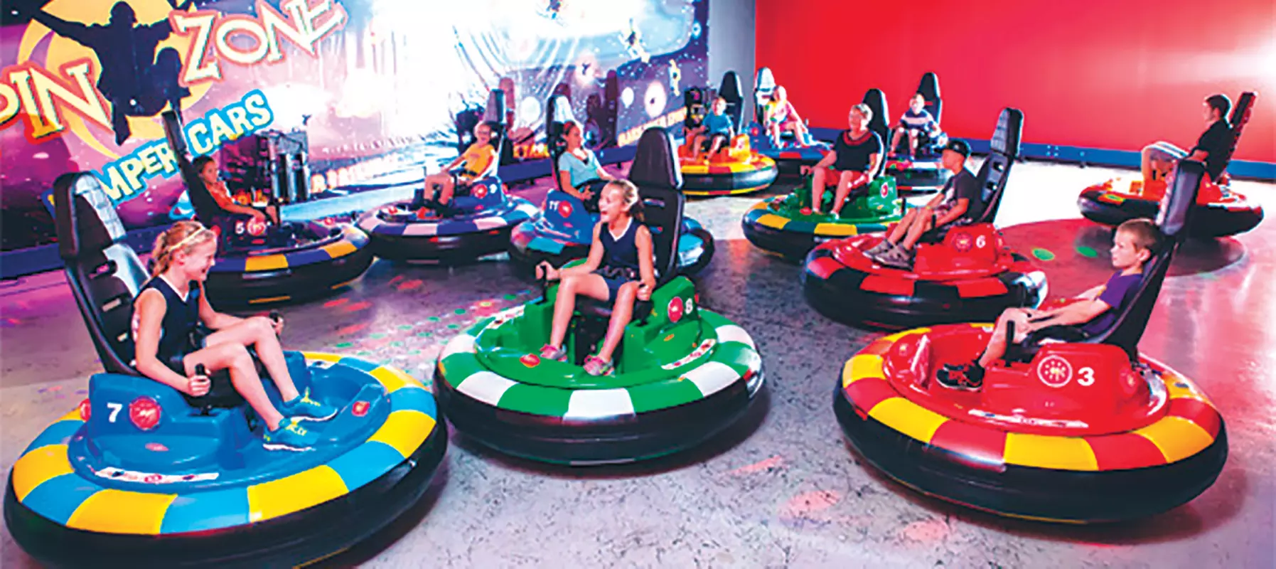 $20 For Family Package Of 2 Bumper Cars, 2 Laser Tag Games & 125 Tokens (Reg. $40) - Primary Image