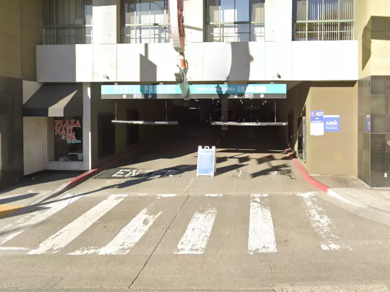 Parking at Campus at Horton Garage - Second Entrance