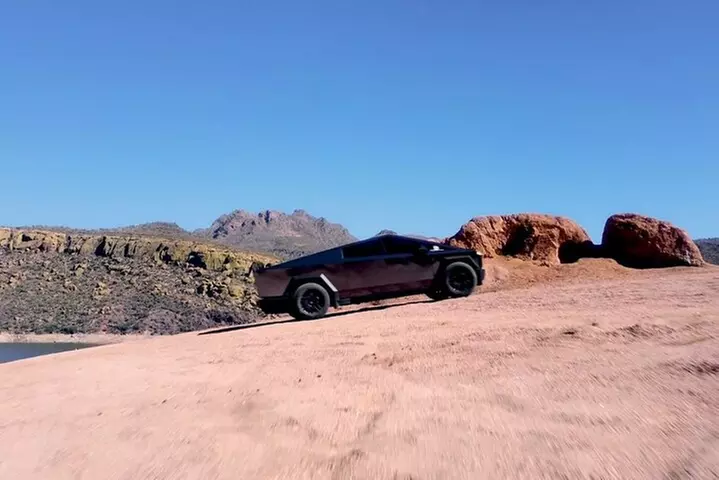 The Original Tesla Cybertruck/Jetsurf Tour in the Sonoran Desert