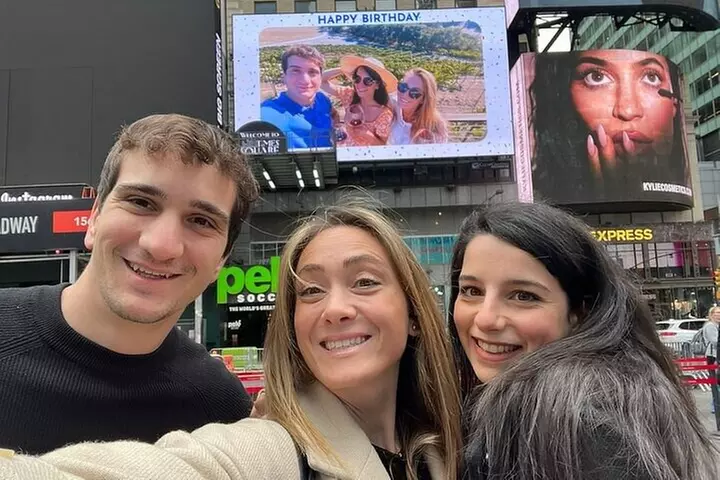 Get Your 15 Seconds of Fame on a Times Square Billboard in NYC!