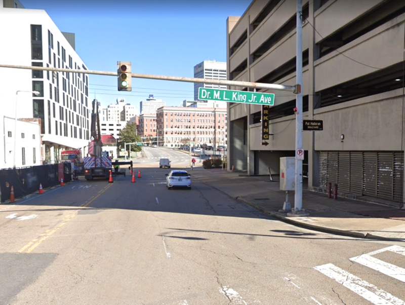 Parking at MLGW Garage