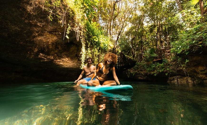 Image 5: Small Group 3 Waterfall Cenotes Experience