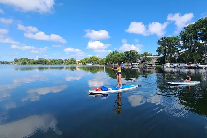 Mansion Paddle Board or Clear Kayak through the Winter Park Canals - Primary Image